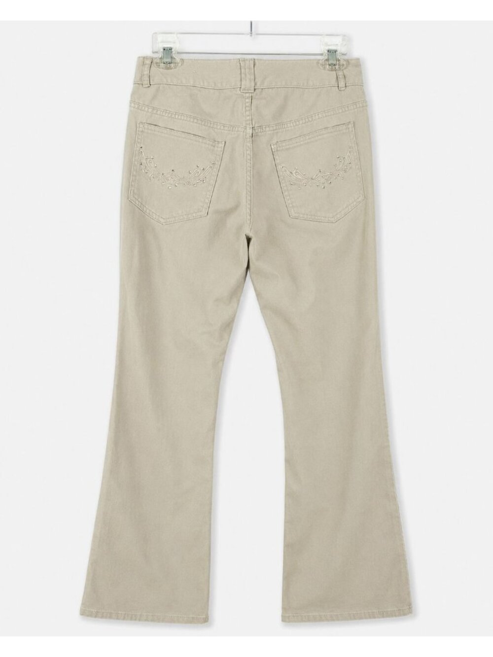 Chico's beige Career sequin pockets womens pants sz 0 sz 4 - Picture 6 of 6